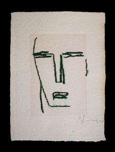 “Beatus Vir”    l.26 x h.36 cm    2003    Pastello a cera su carta